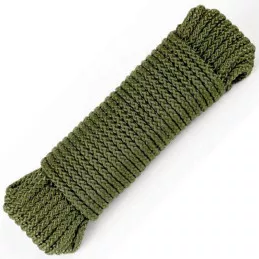 Corde para 15 mètres Vert OD de 5 mm de diamètre