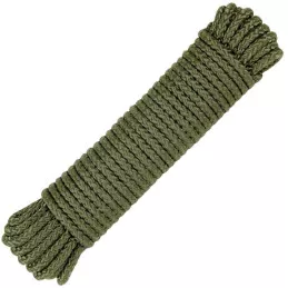 Corde para 15 mètres Vert OD de 7 mm de diamètre
