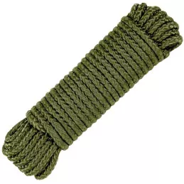 Corde para 15 mètres Vert OD de 9 mm de diamètre