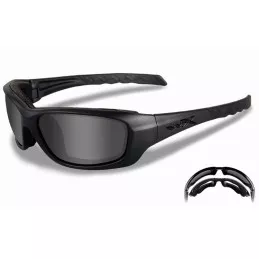 Lunettes Balistiques Gravity WILEY X Black Ops Verres Gris Fumés