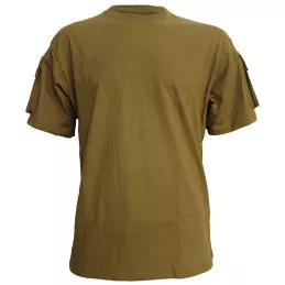 T-shirt US manches courtes Coyote avec Poches sur Manches