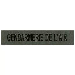 Barrette brodée Gendarmerie de l'air